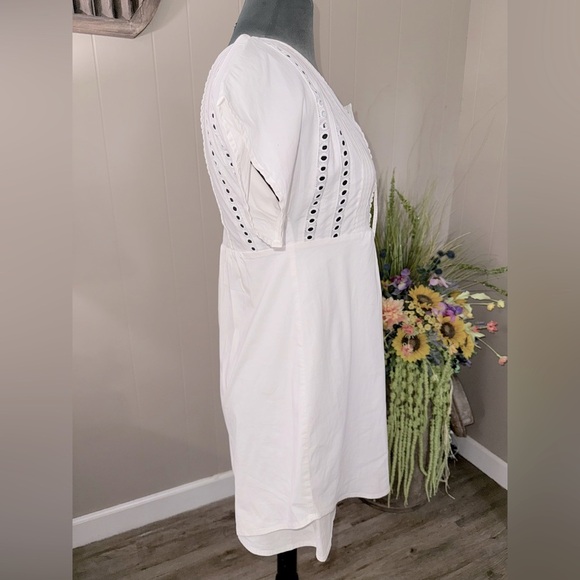 Marissa Webb • Eyelet Pintuck Minidress - Picture 10 of 15